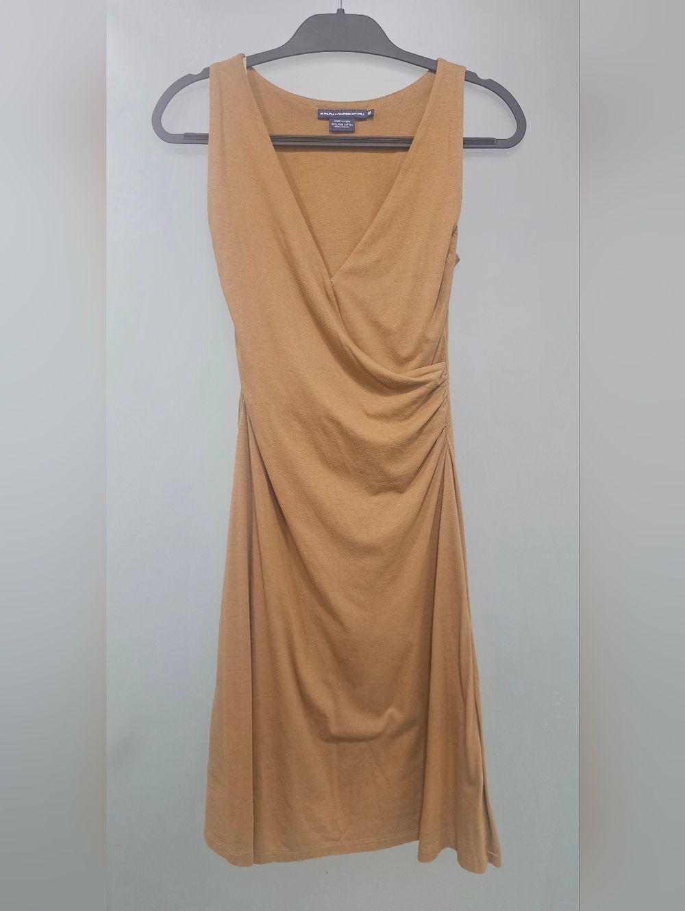 Ralph Lauren Sport Camel Wrap Midi Dress